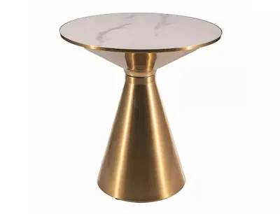 Produktbild von Couchtisch ARYAN - weiß / gold