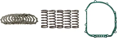 Image de Kit d'embrayage pour Yamaha FZR 400 RRSP, année de fabrication 1992-1994 : disques d'embrayage, ressorts d'embrayage, joint de couvercle d'embrayage de la marque pamoto - Neuf