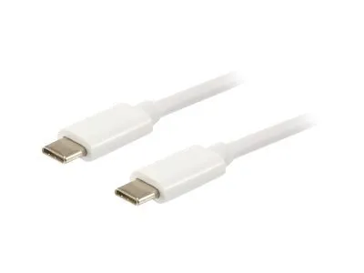 Immagine prodotto di Equip 128351 Equip USB Kabel 3.1 C -> C St/St 1.0m Platinum weiß Polybeutel