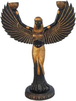 Immagine prodotto di Egitto Scultura Dea Iside Figura Statua Figure Statue Stile Antico 25cm Nuovo