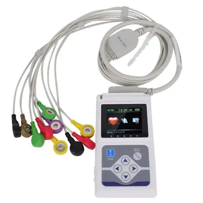 Obrázok produktu pre CE TLC5000 Dynamický 12-zvodový EKG Holterov monitor 24-hodinový záznamník EKG PC softvérový analyzátor