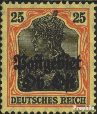 Produktbild von Briefmarken Postgebiet Oberbefehl Ost 1916 Mi 9 gestempelt Germania