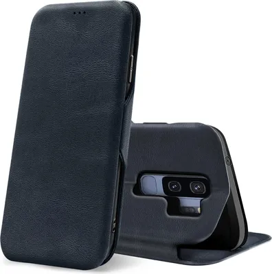 Obrázok produktu pre Škrupinové flipové puzdro pre Samsung Galaxy S9 Plus kryt Book Cover puzdro na mobilný telefón so slotom na kartu Prémiový ochranný kryt
