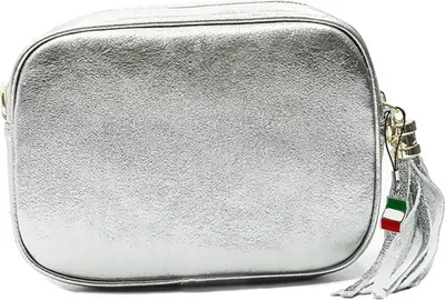 Immagine prodotto di Borsa Florence in pelle metallizzata argento D2OTF811J