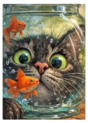 Diamond Painting Katze – DIY-Bastelset für Erwachsene, Wanddeko