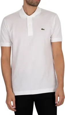 Produktbild von Lacoste Klassisches Logo-Poloshirt, Weiß 4XL