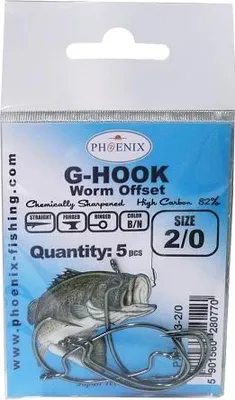 Obrázok produktu pre OFFSET G-HAKEN - #2/0 - CHEMISCH GESCHÄRFT - PHX-B23-2/0 - 5 ks