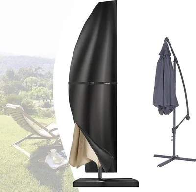 Image de Housse de protection Famanu pour parasols, de 2 à 4 mètres - Résistante aux UV et aux intempéries
