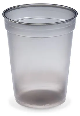 Produktbild von 1334x Mehrwegbecher Pfandbecher rauch-grau transparent PP Eichstrich 0,3l Ø78mm