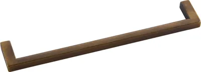 Produktbild von Schubladengriff Macha Möbelgriff B 136 mm, Griff ZN Messing schwarz gebürstet