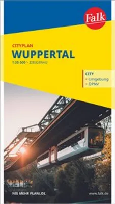 Obrázok produktu pre Falk mapa mesta Wuppertal 1:20 000