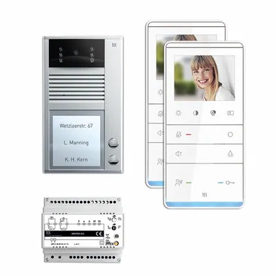 Produktbild von TCS AG TCS easy:pack V2D Video AP PVC2320-0010 f.2 Wohneinheiten aus Außenstation AVC