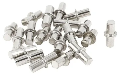 Produktbild von Regalbodenträger 30 Stück Silber Metall 17 x 5 mm