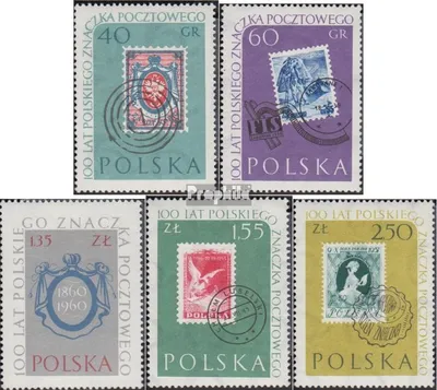 Produktbild von Briefmarken Polen 1960 Mi 1151-1155 (kompl.Ausg.) postfrisch 100 Jahre polnische Briefmarken