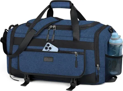 Produktbild von Sporttasche Damen Herren 40L 55L Gym Fitnesstasche Blauraißen