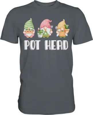 Produktbild von Kaktus Gartenzwerge Gärtner T-Shirt – Dark Grey / S