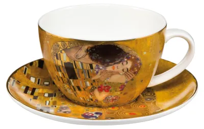 Produktbild von Goebel Gustav Klimt - Der Kuss Tee-/ Cappuccinotasse