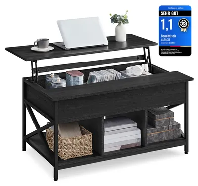 Obrázek produktu pro Konferenční stolek s odklápěcí deskou a úložným prostorem Š100 cm