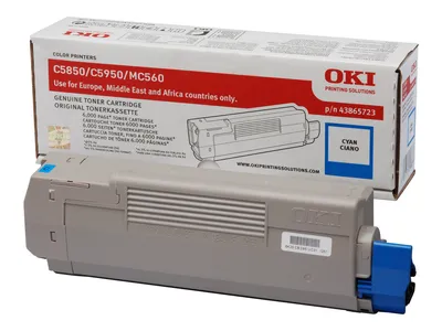 Produktbild von Original Toner für OKI C5850/C5950 cyan