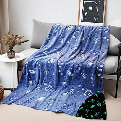 Obrázek produktu pro Plyšová deka s motivem jednorožce pro děti, velmi měkká, rozměry 150 x 200 cm