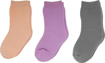 Produktbild von YALION 3 Paar Kindersocken Socken Kinder Winter Warme Dicke Wintersocken Kuschelsocken Thermosocken Haussocken Anti Rutsch Socken(15/16 EU, D3)