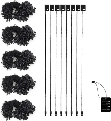 Immagine prodotto di Grucce in nylon, lunghezza 18 cm, confezione da 1000 pezzi, per abbigliamento