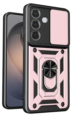 Obrázok produktu pre Techsuit - CamShield Series puzdro s posuvným krytom fotoaparátu pre Samsung Galaxy S26 - ružovo-zlaté