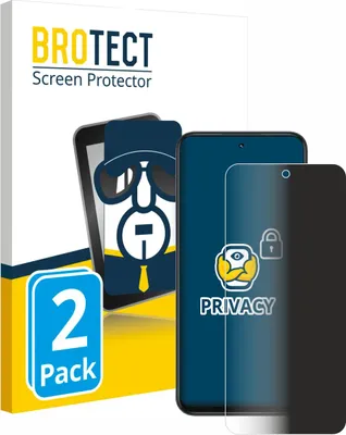 Produktbild von 2x BROTECT Sichtschutzfolie für Infinix Smart 10 Anti-Spy Privacy Sichtschutz Blickschutz Folie Blaulicht-Schutz