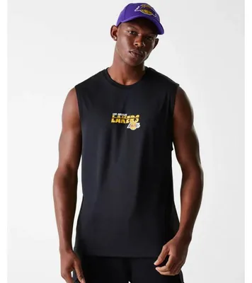 Image de Débardeur NBA Los Angeles Lakers New Era Essential Noir