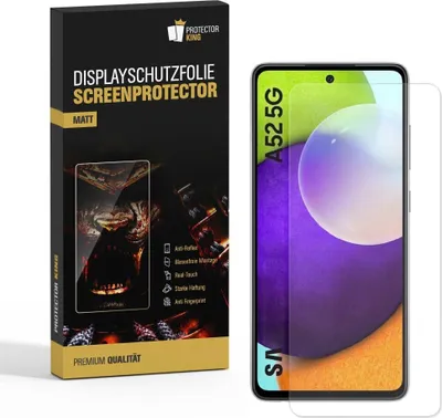 Produktbild von 2x Displayfolie für Samsung Galaxy A52 ANTI-REFLEX Displayschutzfolie MATT