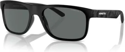 Obrázek produktu pro Arnette KHIM AN 4341 MATTE BLACK/GREY POLARIZED 56/18/140 Pánské sluneční brýle Sluneční brýle