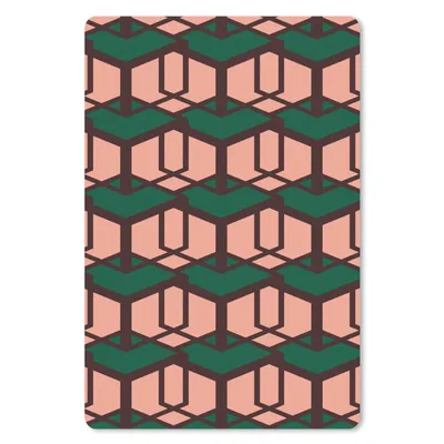 Produktbild von MuchoWow® Mauspad Mousepad Würfel - Muster - 3D 18x27 cm - Mousepads - Maus Mat - Pad - Mausunterlage