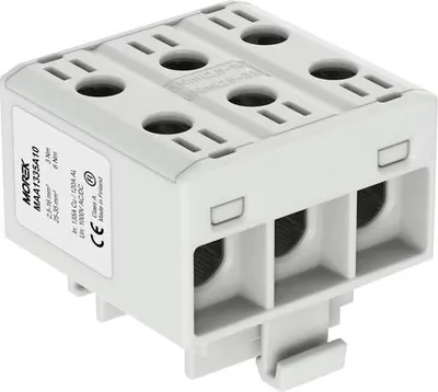 Produktbild von Dreifach-Schienenverbinder grau 3 x 6-50mm Morek MAA1350A10