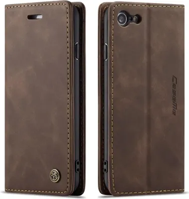 Produktbild von iPhone SE (2022/2020), iPhone 8 / 7 Hülle - CaseMe 013 Klapphülle - Dunkelbraun