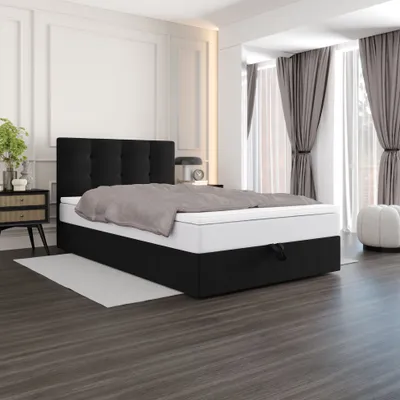 Produktbild von Polsterbett 120x200 DELILAH 4 - schwarz