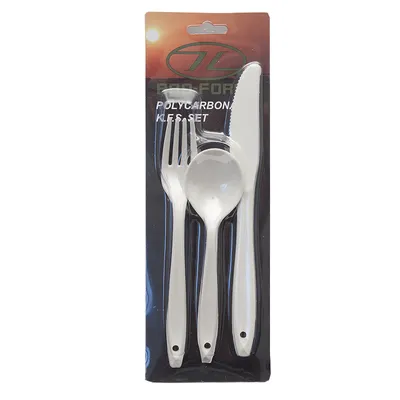 Image de Set de couverts HIGHLANDER Polycarbonate KFS