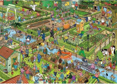 Immagine prodotto di Jan van Haasteren, Orto, puzzle da 1000 pezzi