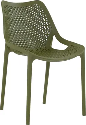 Image de Chaise de restaurant en POLYPROPYLENE Olive pour Exterieur