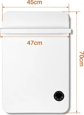 Produktbild von Jayseuw Wandmontage Handtuchtrockner Infrarotheizung 400W - Temperaturregelung - Fernbedienung WiFi Smart App fähig, inkl. für Schlafzimmer, Badezimmer usw.