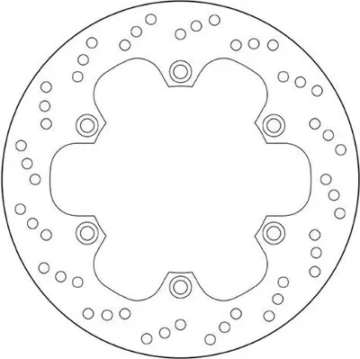 Produktbild von BREMBO Bremsscheibe für TRIUMPH MOTORCYCLES TIGER 276mm 68B407E9