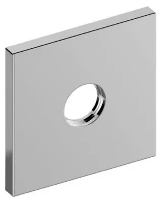 Zdjęcie produktu dla Rozeta ścienna Keuco IXMO 105 x 105 mm, kątowa, mosiądz chromowany