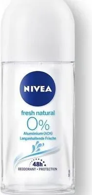 Image de Nivea Deo Fresh Natural Roll On 48h Déodorant protection 50ml pack de 2