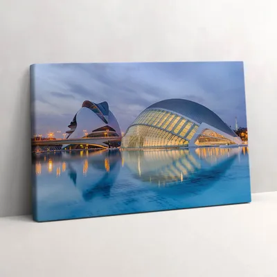 Produktbild von Sonnenuntergang in der Stadt – Leinwandbild Wandbild – 60x40 cm – Leinwandbilder – Wandbilder – Schlafzimmer – Flur