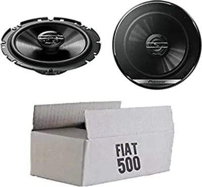 Produktbild von Lautsprecher Boxen Pioneer TS-G1720F - 16,5cm 2-Wege Koax Koaxiallautsprecher Auto Einbausatz - Einbauset passend für Fiat 500 Front - justSOUND