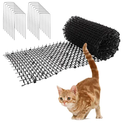 Imagen del producto de Púas antiratones: Protector para jardín, valla, balcón y macetas