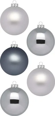 Produktbild von Inge Glas - Kugeln in Box / 20Stk - White Christmas - 6 cm - Glas