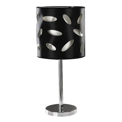 Immagine prodotto di Lampada da tavolo nera alta 66,5 cm E27 Lampada da comodino