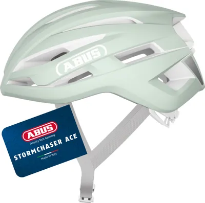 Produktbild von ABUS Rennradhelm StormChaser ACE - leichter Fahrradhelm für Radrennen, Gravelbike-Touren und Cyclocross - für Damen und Herren - Pure Mint, Größe M (54-58 cm)