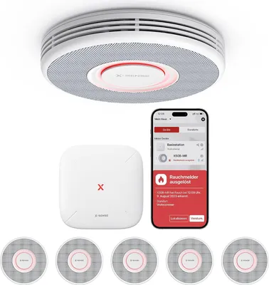 Produktbild von Rauchmelder X-Sense SBS50 (XS0B-MR61), 5V, 6 Stück