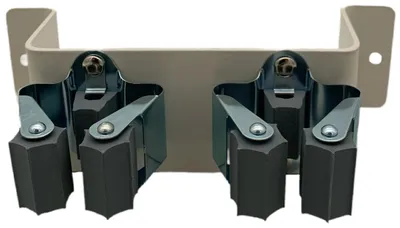 Stabiler Wandhalter für Krücken & Gehstöcke. Platzsparend, robust & langlebig.